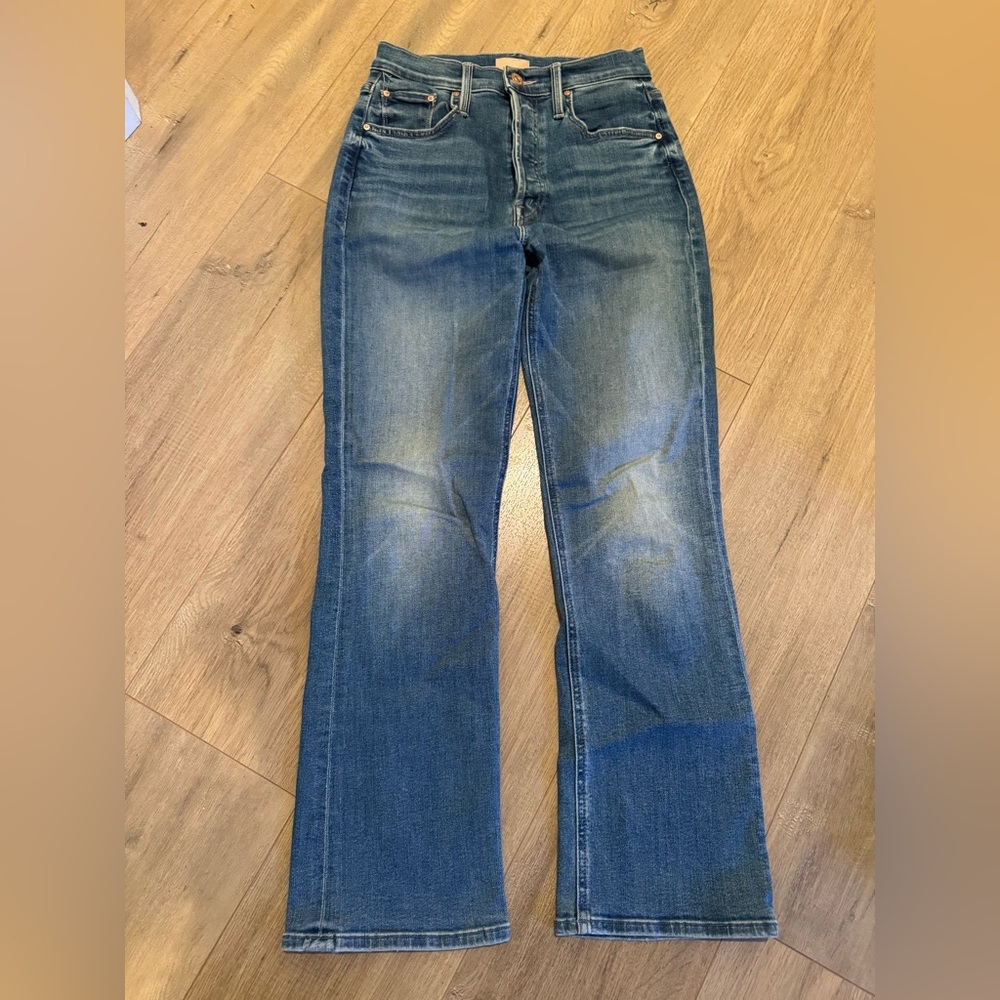 MOTHER Flare Jeans in Classic Blue
